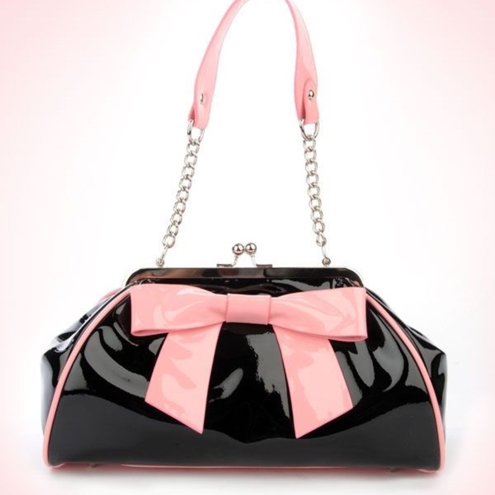 COPY - PinUp Couture Pink Bow Handbag